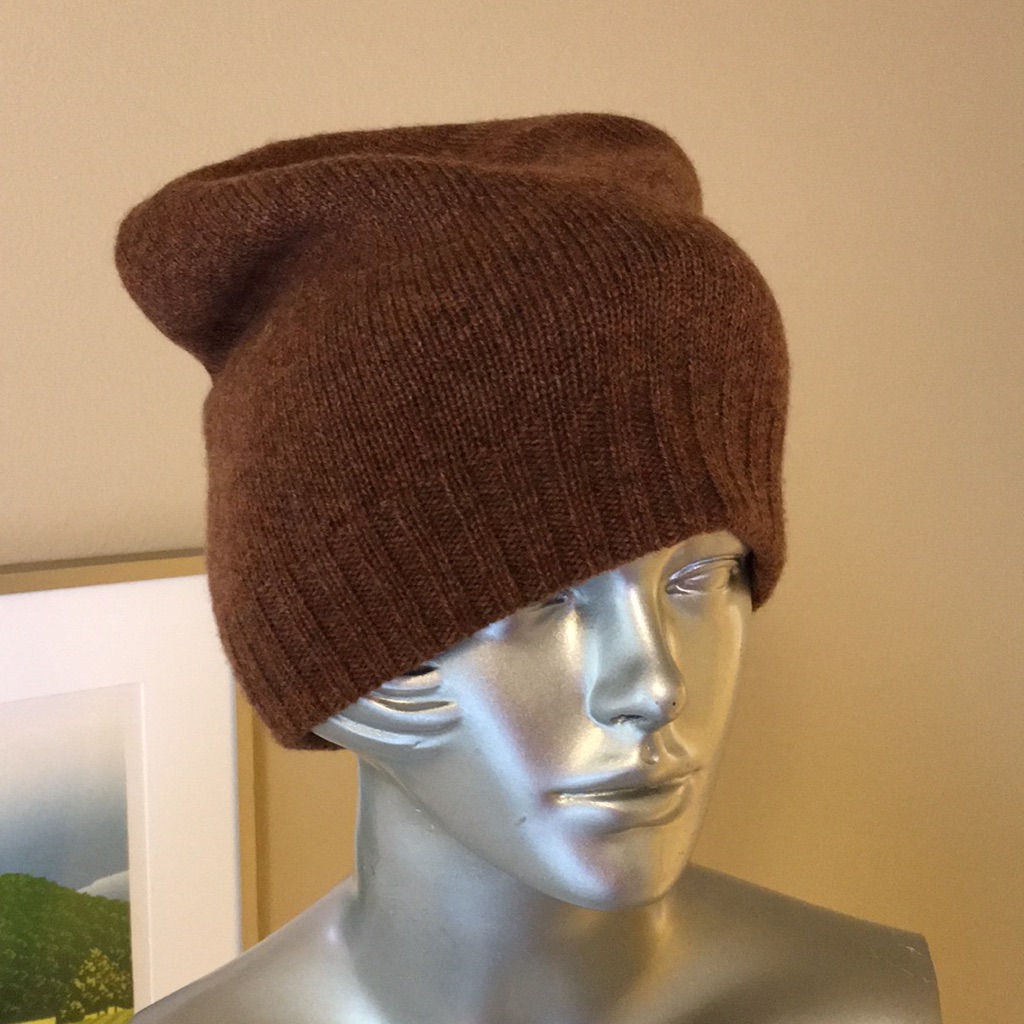 100% Cashmere Knit Beanie Reversible By St. Bernard — image 2 of 8